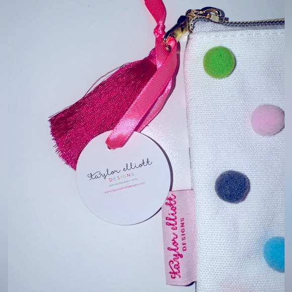 Pom Pom Pouch By Taylor Elliot Designs - Picture 2 of 5